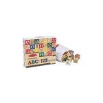 Melissa & Doug Wooden ABC-123 Blocks