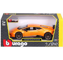 Bburago 1:24 Lamborghini Huracan Performante (19cm Long) - Orange