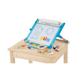 Melissa & Doug Double-Sided Magnetic Tabletop Easel