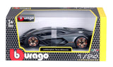 Bburago 1:24 Lamborghini Terzo Millennio (19cm Long) - Grey