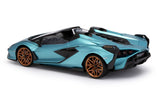 RW Toys 1/12 R/C Lamborghini Sian Roadster - Blue (42cm Long)