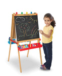 Melissa & Doug Deluxe Wooden Standing Art Easel