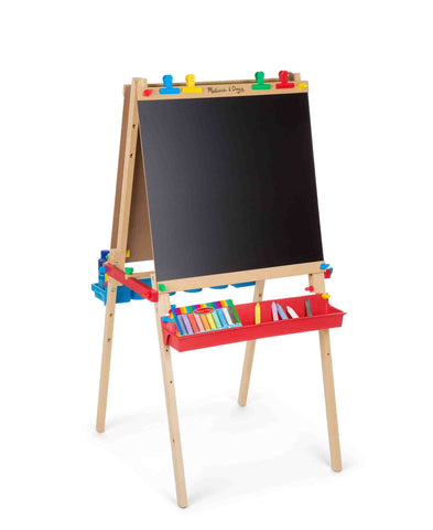 Melissa & Doug Deluxe Wooden Standing Art Easel