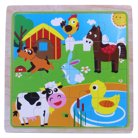 Wooden Farm Animals Puzzle