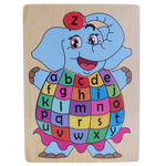 Wooden Elephant Alphabets Puzzle