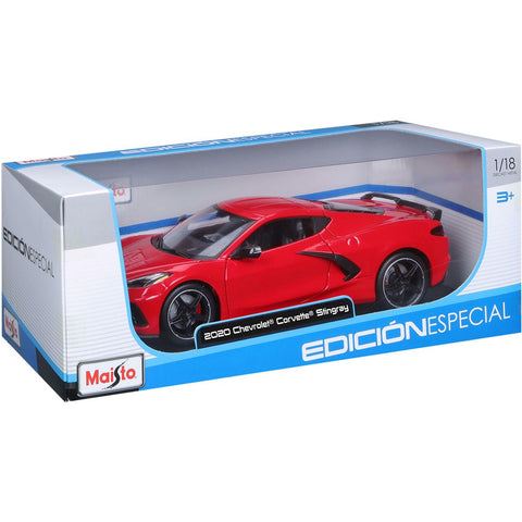 Maisto 1/18 Chevrolet Corvette Stingray 2020 - Red