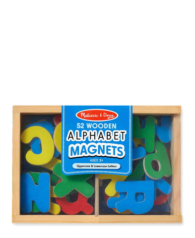 Melissa & Doug Magnetic Wooden Alphabet