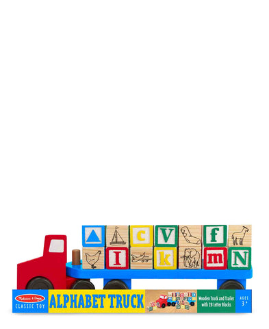 Melissa & Doug Wooden Alphabet Truck