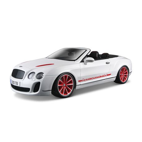 Bburago 1:18 Bentley Continental Supersport Convertable ISR - White