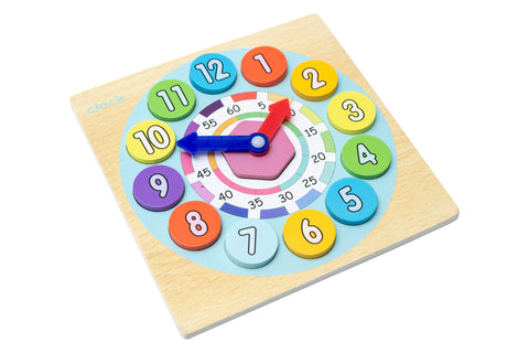 Wooden Time & Number Game