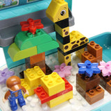 Animal park building block backpack