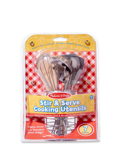 Melissa & Doug Stir & Serve Cooking Utensils