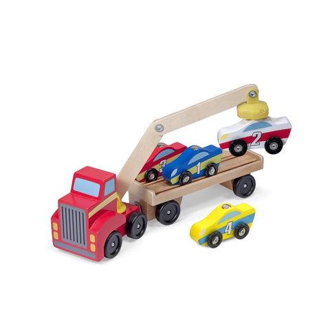 Melissa & Doug Magnetic Car Loader Multicoloured