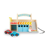 Melissa & Doug Wooden Service Station Parking Garage